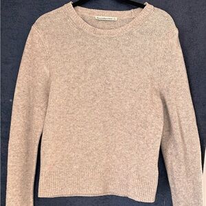 Abercrombie & Fitch Light Gray Crew Neck Sweater